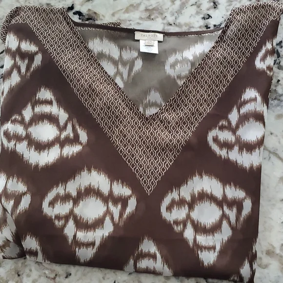 Talbots Sheer Top Tunic Size Small Medium - Picture 8 of 8